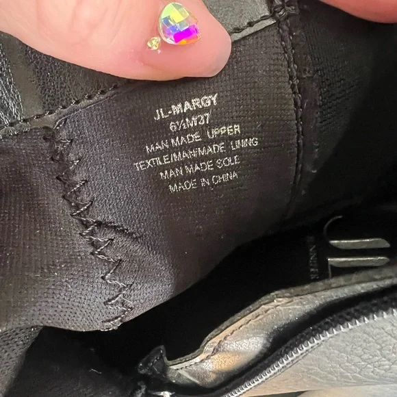 J Lo Margy ultra high heel platform ankle bootie boots chunky sexy 6.5 Chelsea - Picture 8 of 9